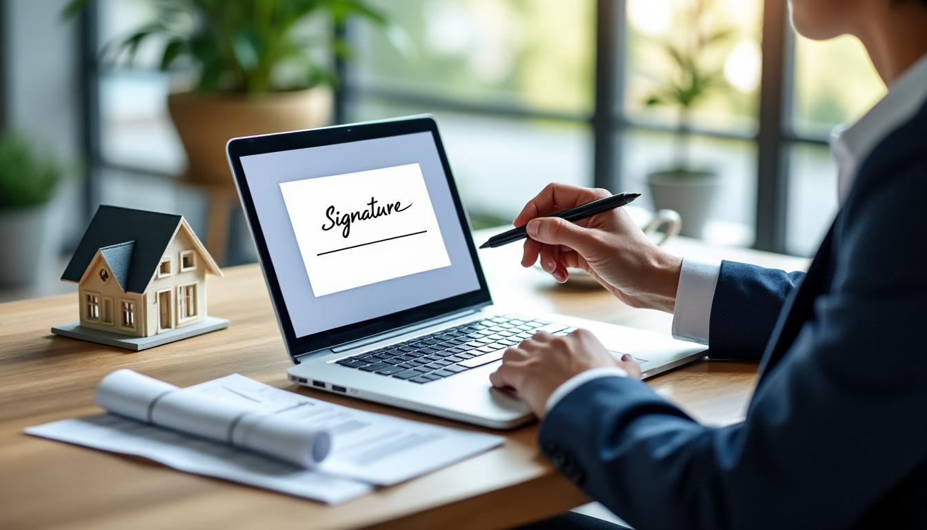 immosign, la solution de signature électronique sécurisée dédiée à l'immobilier, simplifie et accélère la gestion de vos contrats en ligne.